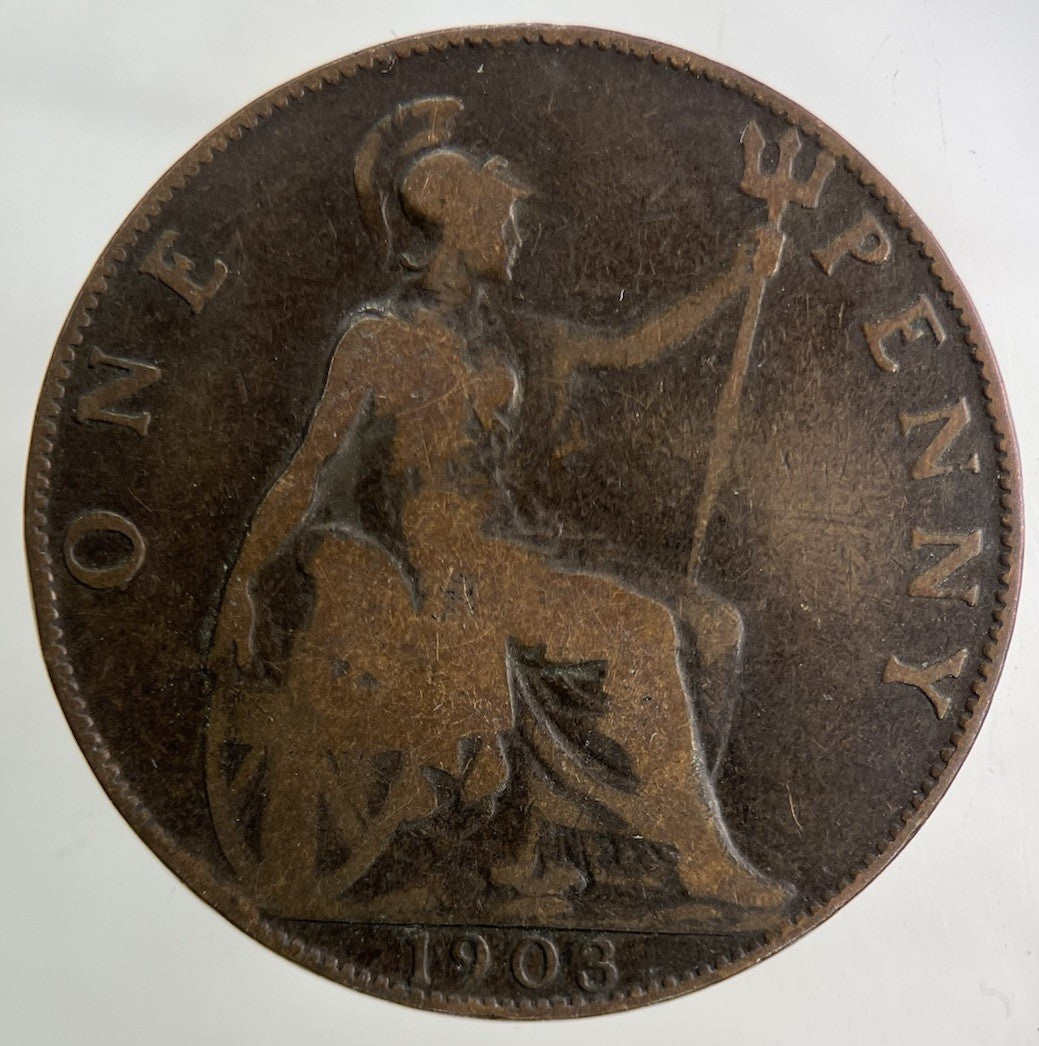 1903 Edward VII One Penny Coin | Collectable Grade