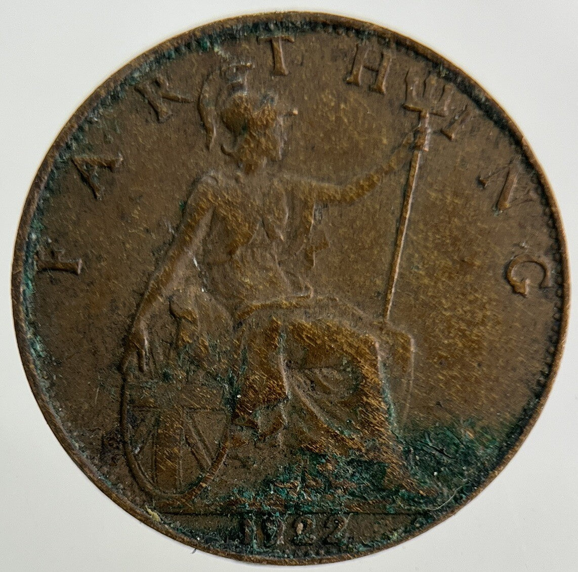 1922 George V Farthing Coin | Fine Collectable Grade