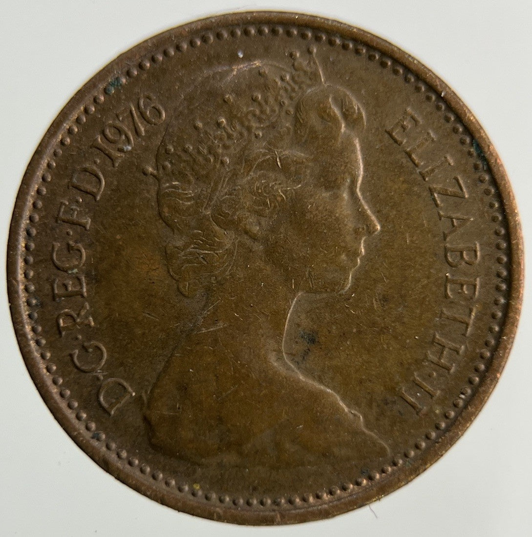 1976 Elizabeth II 2nd 1/2 Half - Penny Coin | Fine Collectable Grade