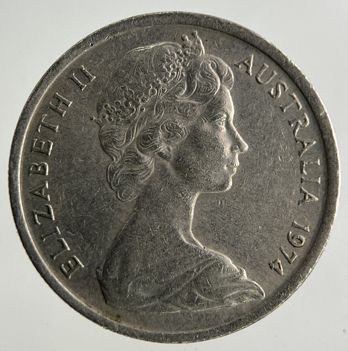 1974 Australia 5 Cent Coin | Fine Collectable Grade