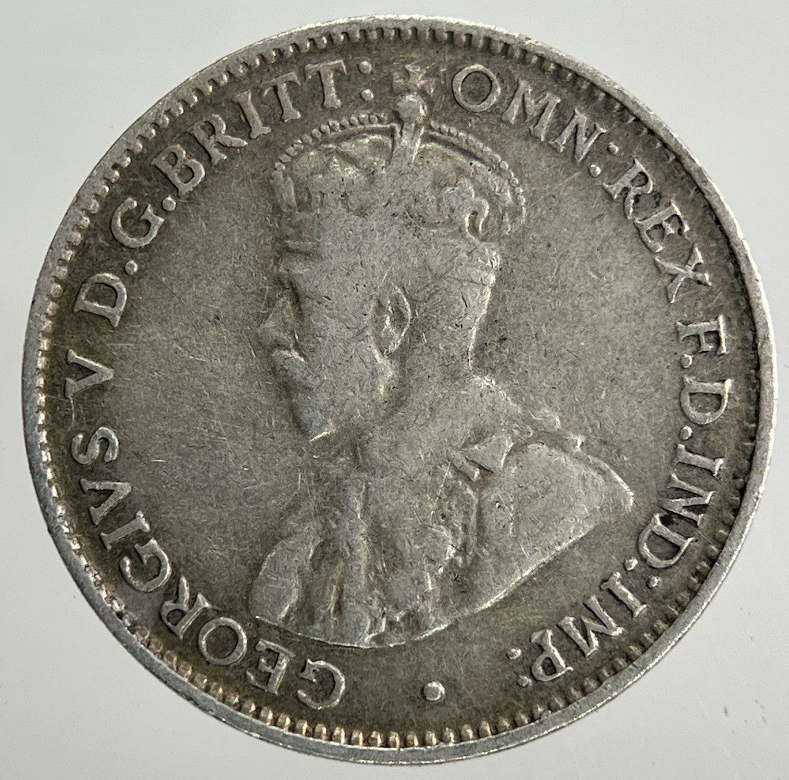 1927 Australia Threepence Silver Coin | Fine Collectable Grade