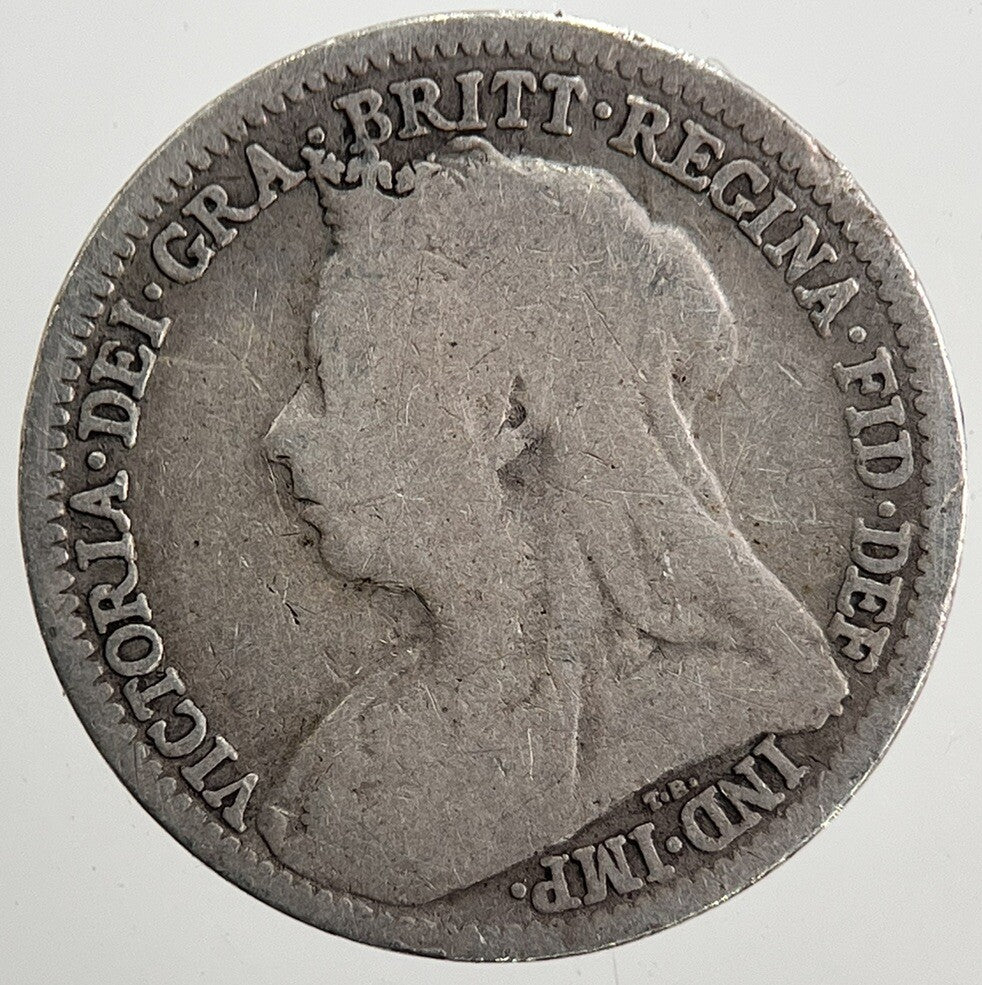 1899 Victoria Threepence Silver Coin | Collectable Grade
