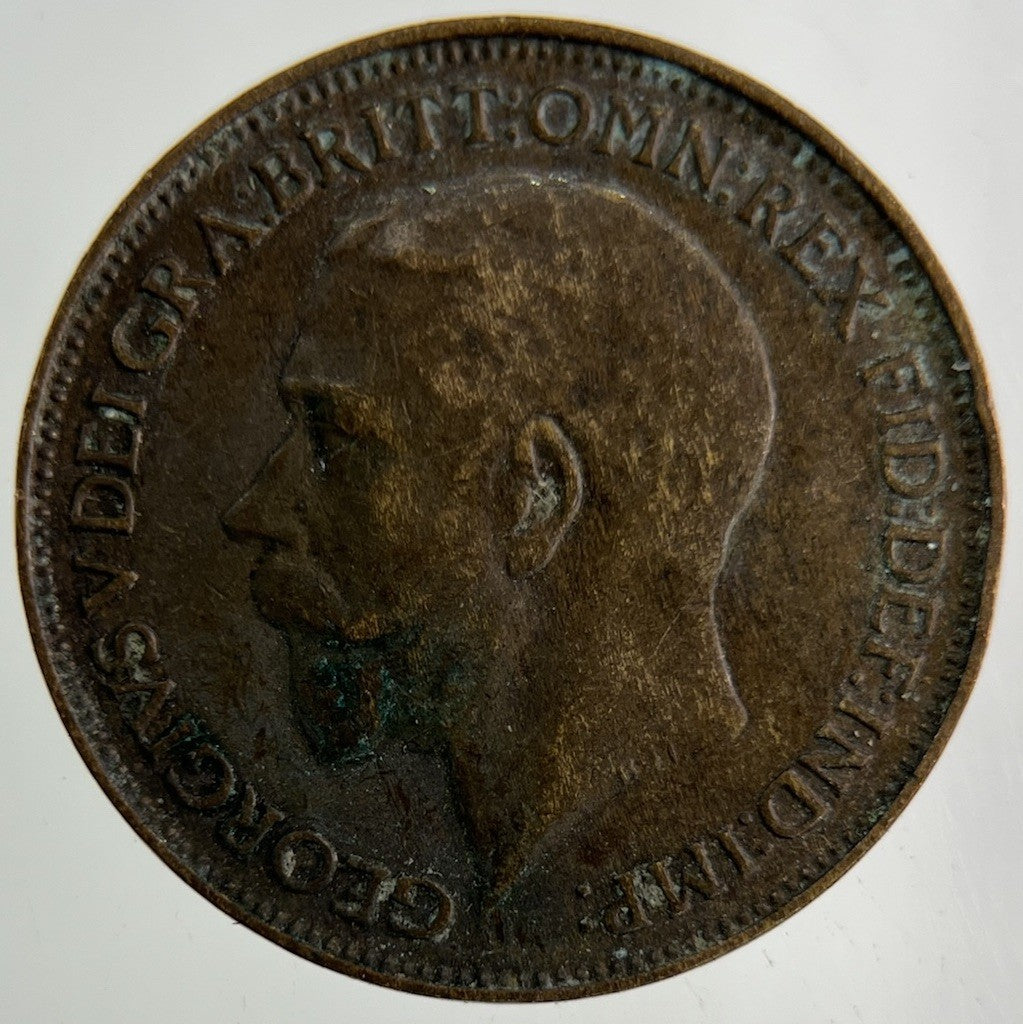 1925 George V Farthing Coin | Collectable Grade