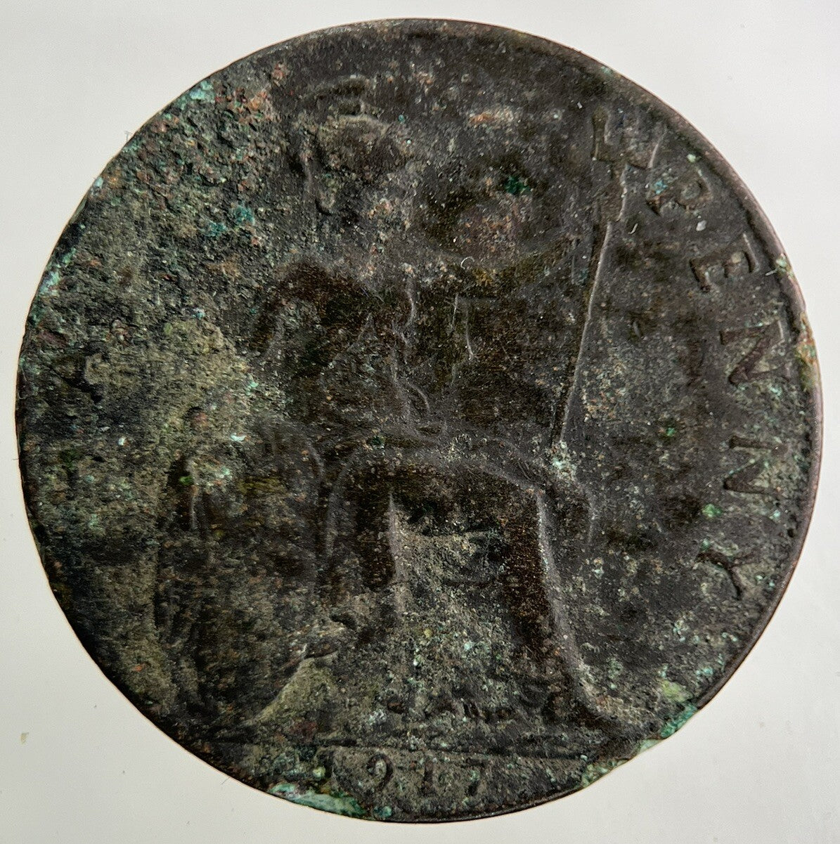 1917 George V Half - Penny Coin | Collectable Grade