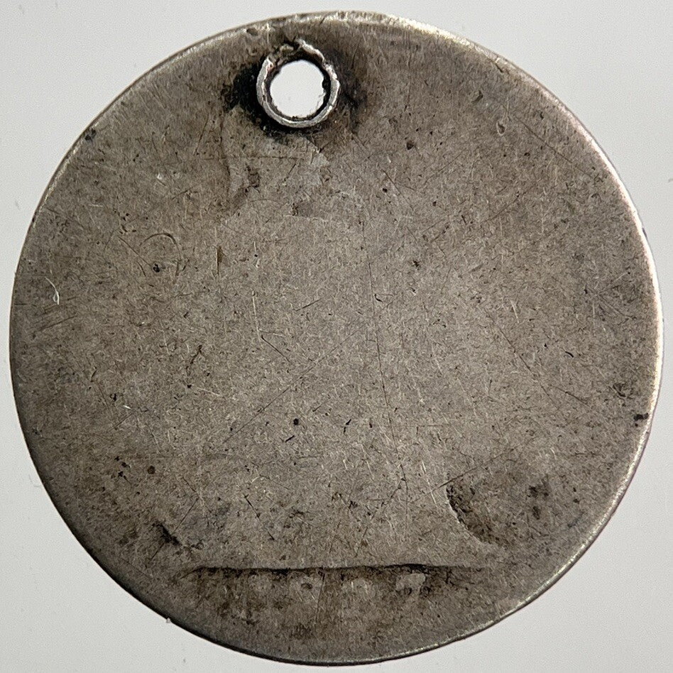 1837 William IV Four - Pence Groat Silver Coin | Fair Grade
