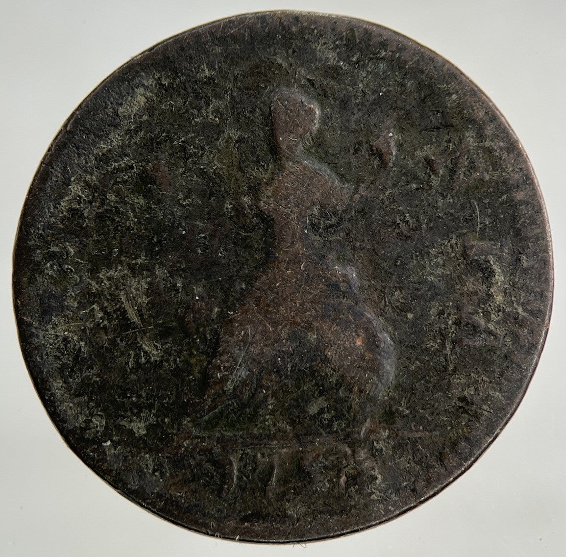1754 George II 2nd Farthing Coin | Collectable Grade