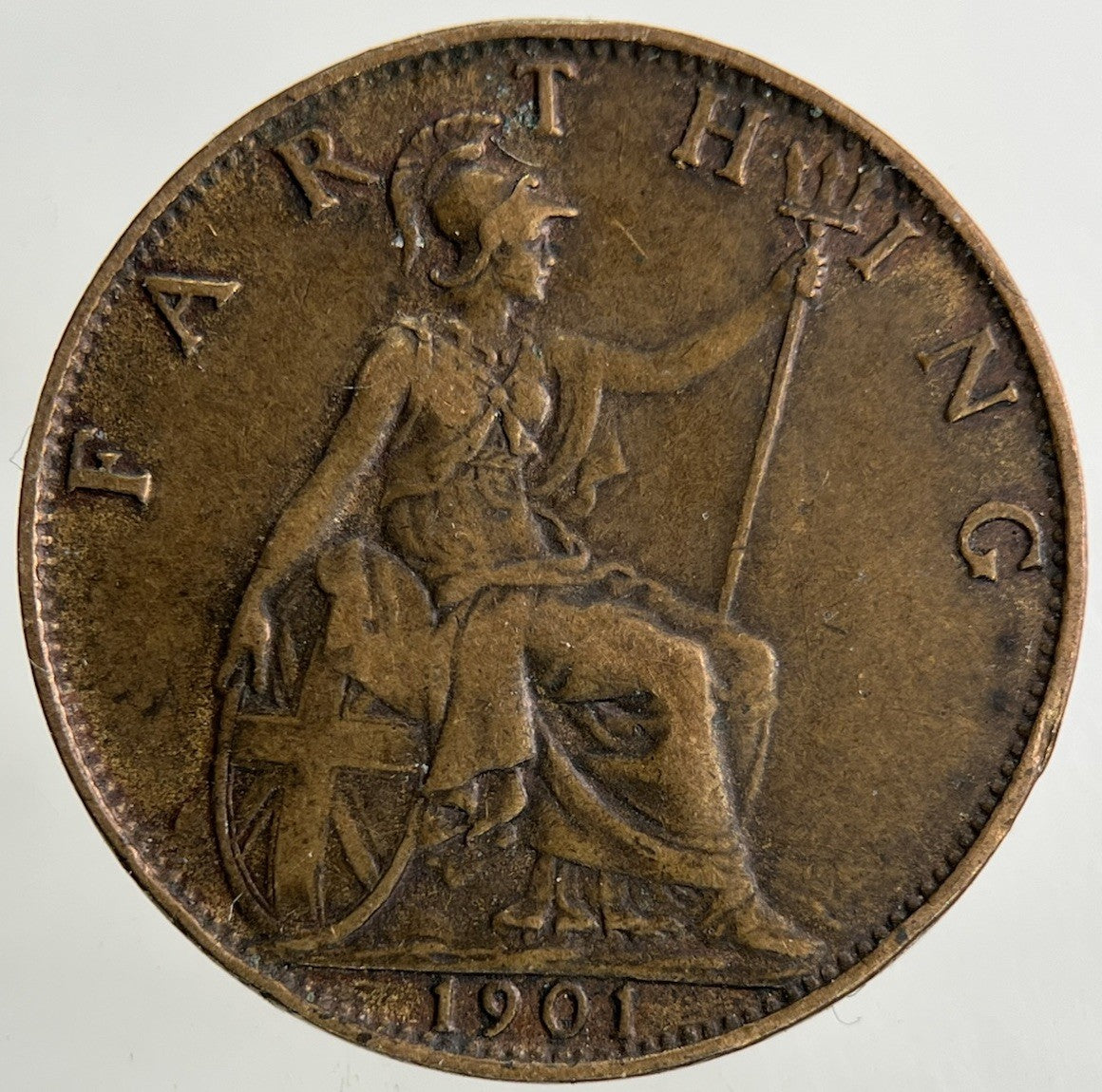 1901 Victoria Farthing Coin | Very High Grade