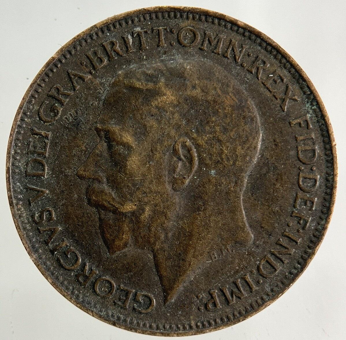 1923 George V Farthing Coin | Fine Collectable Grade