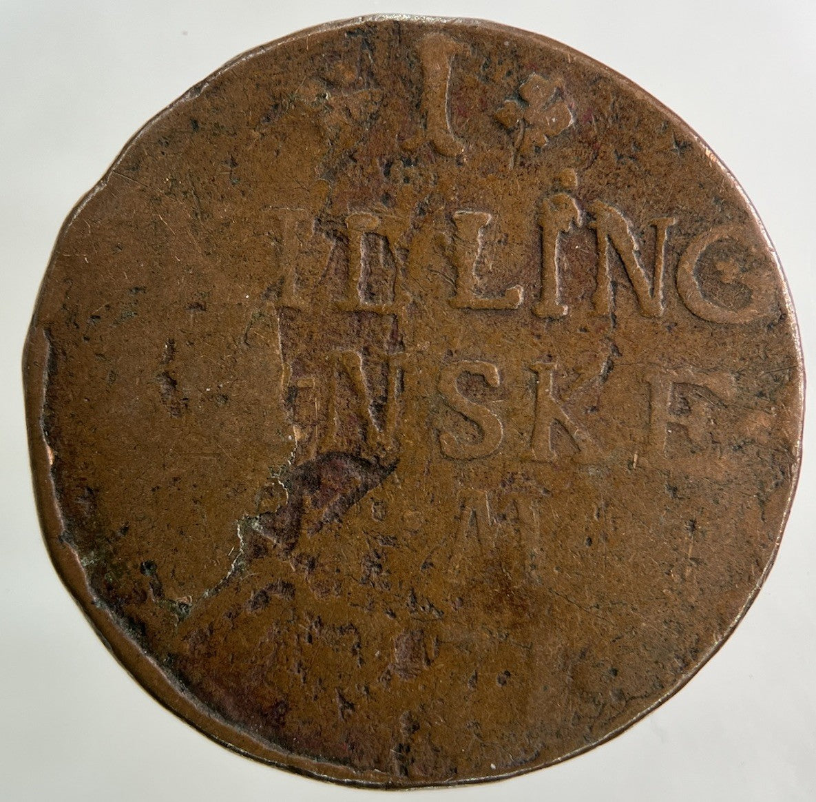 1771 Denmark 1 Skilling Coin | Collectable Grade
