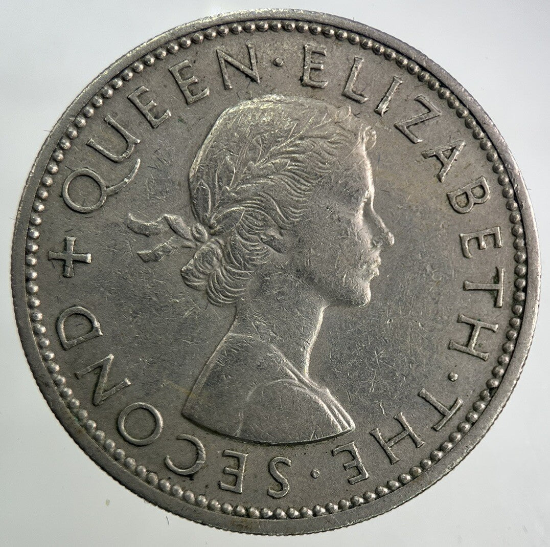 1964 New Zealand Florin Coin | Very High Grade