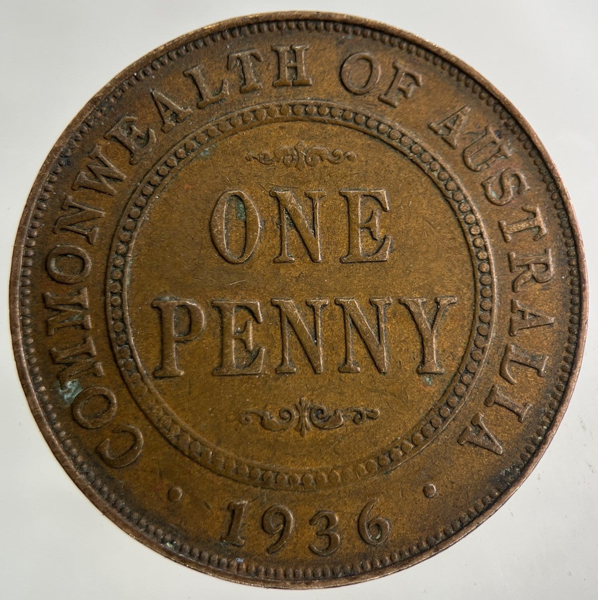 1936 Australia One Penny Coin | Very High Grade