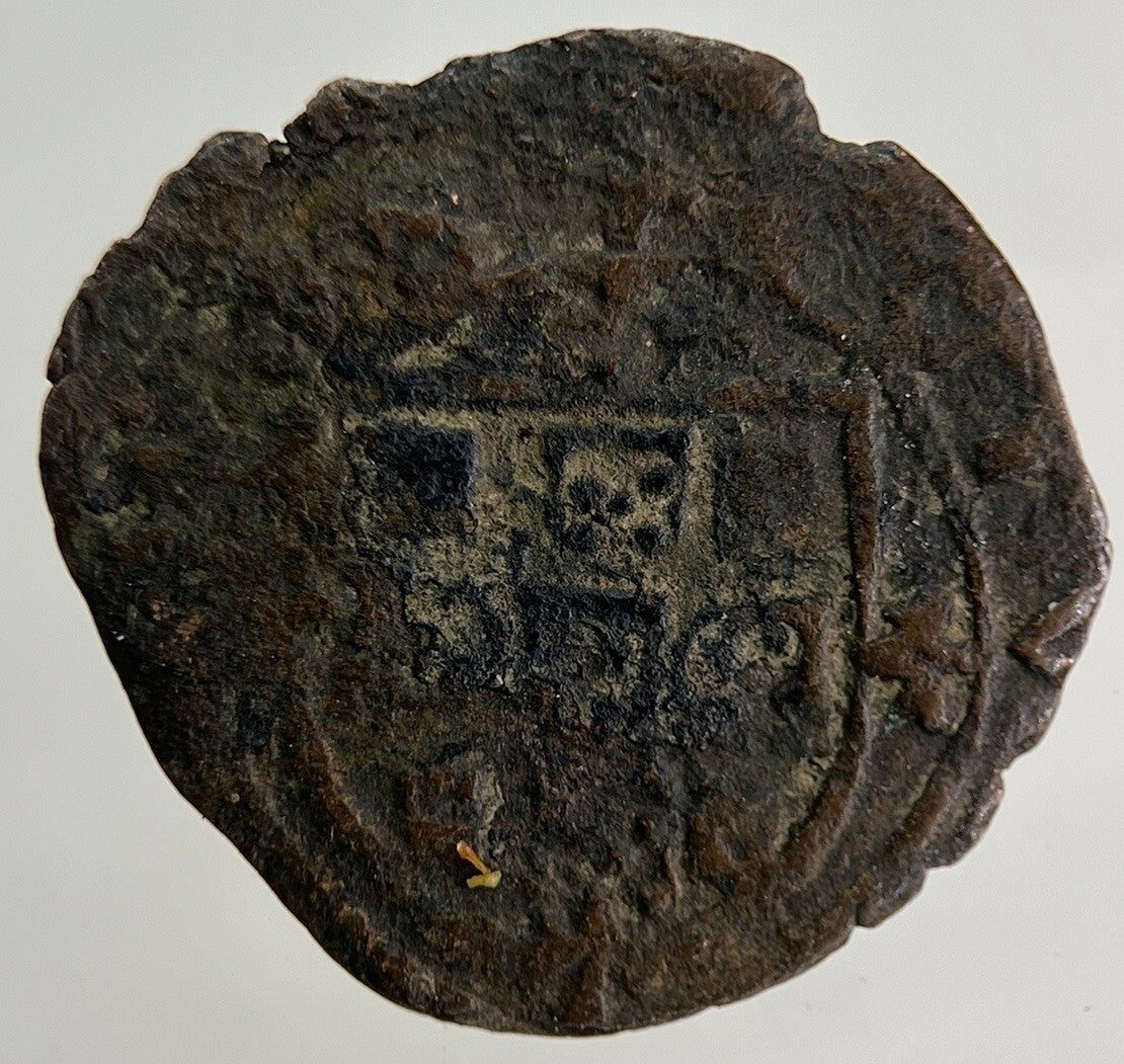 1448 - 1449 Portugal 1 Ceitil Alfonso V Coin | Collectable Grade