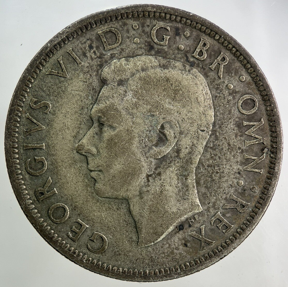 1939 George VI Half - Crown Silver Coin | Fine Collectable Grade