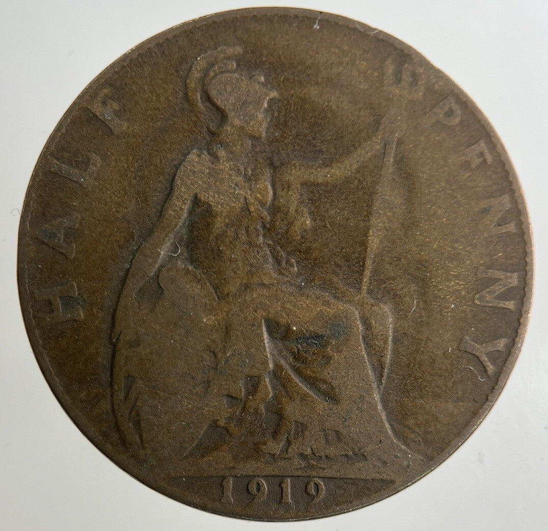 1919 George V Half - Penny Coin | Collectable Grade