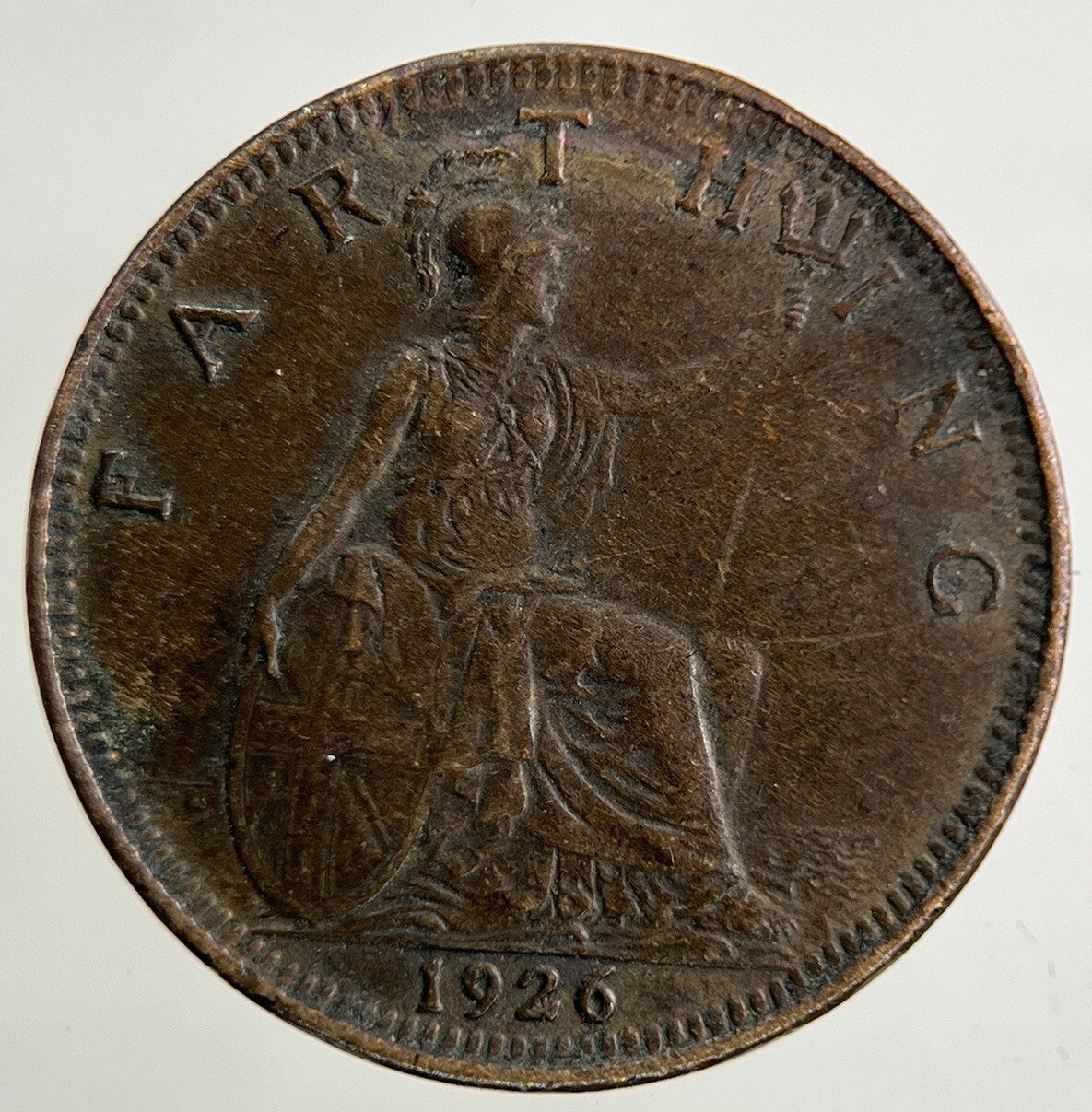 1926 George V Farthing Coin | Fine Collectable Grade