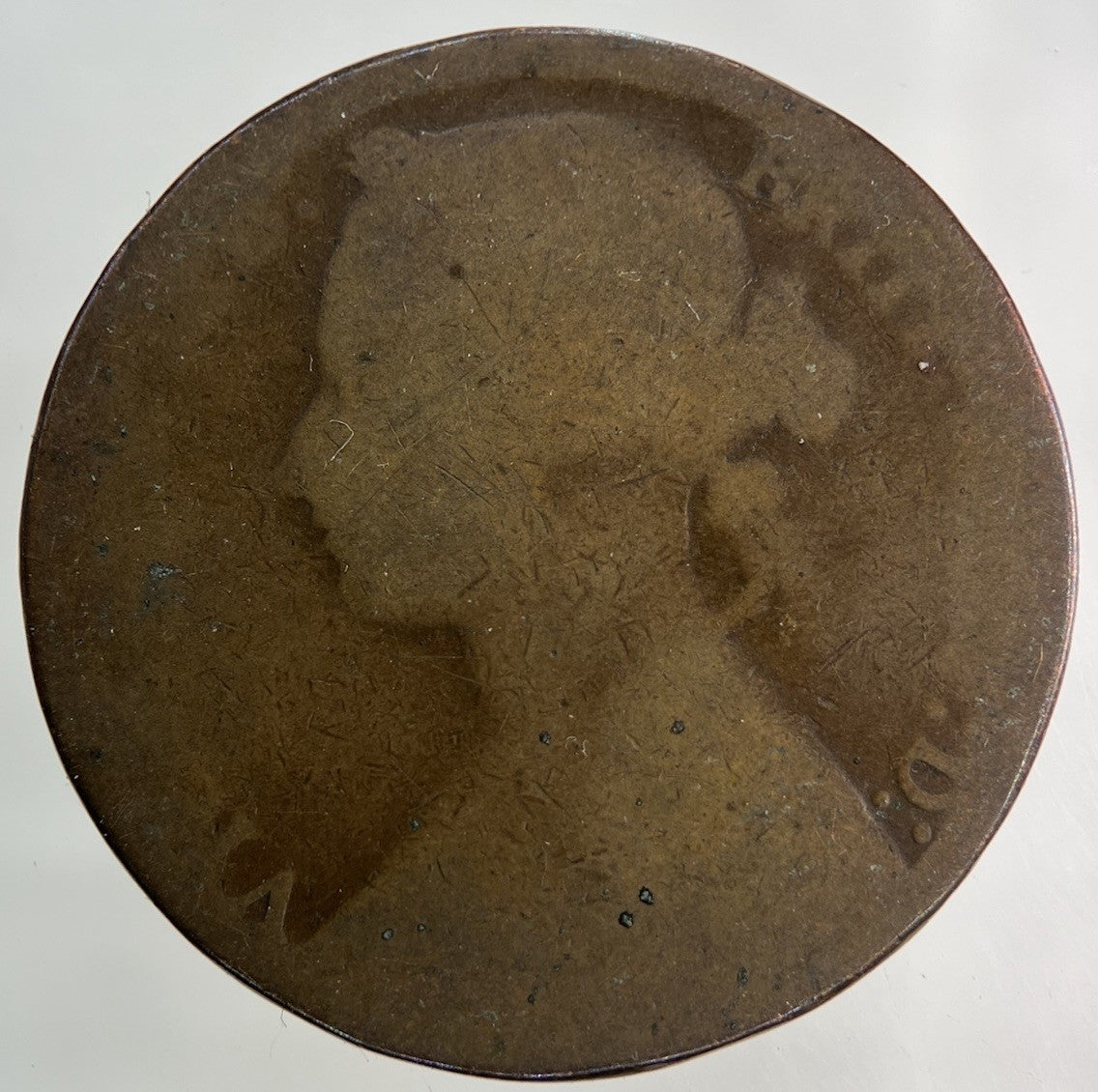 1876 - H Victoria One Penny Coin | Collectable Grade