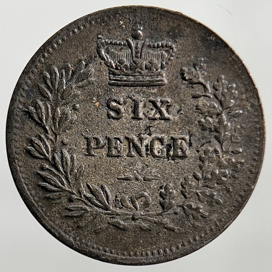 19th Century Victoria Six - Pence Toy Money Coin Token | Very High Grade | a2233