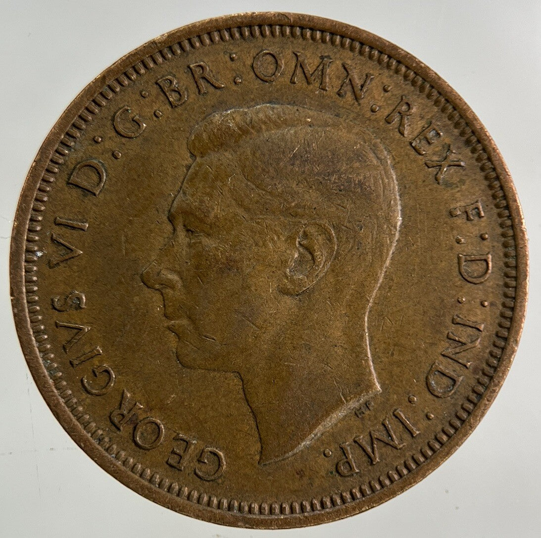 1943 George VI Half - Penny Coin | Fine Collectable Grade