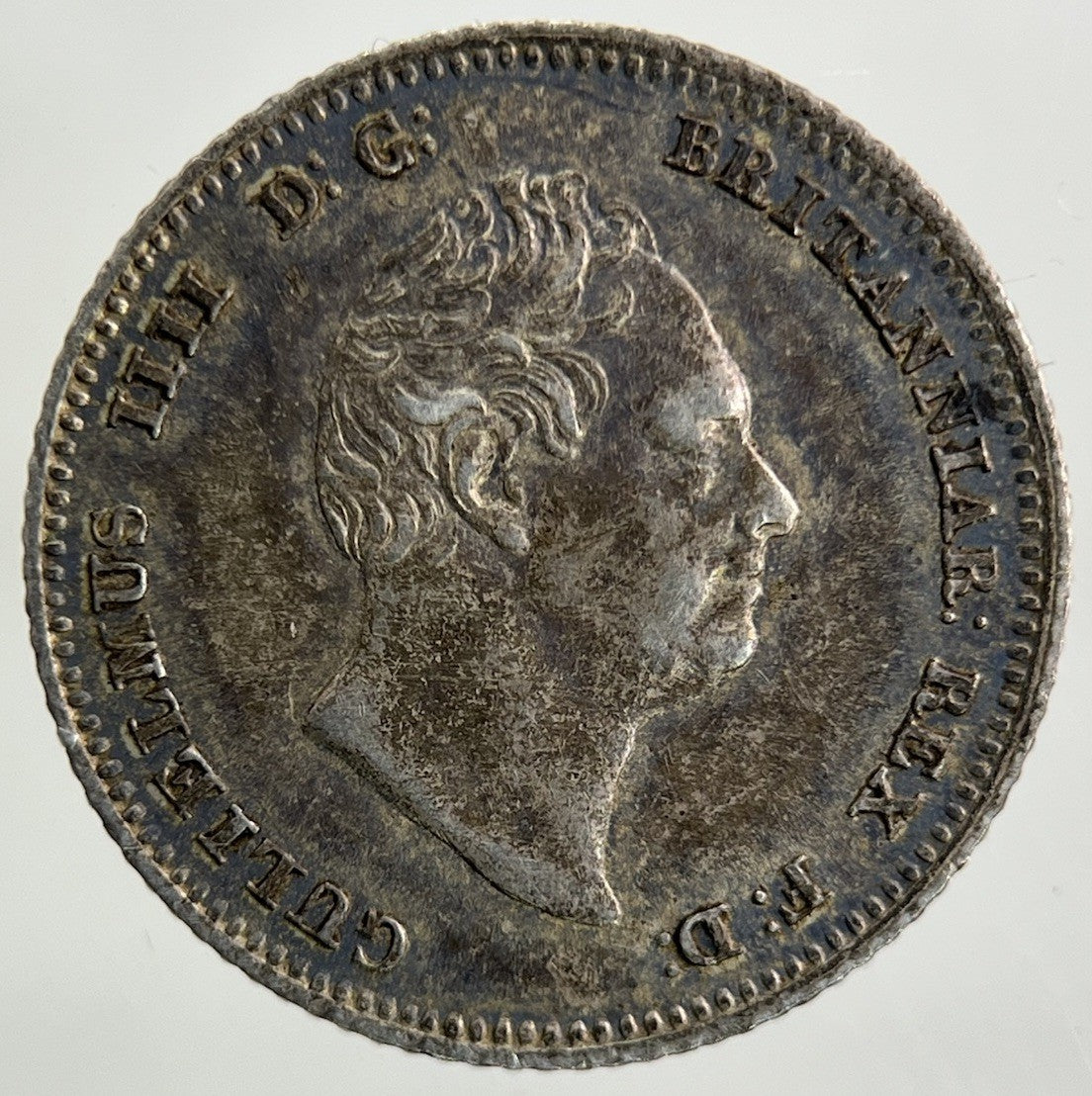 1836 William IV Groat Four - Pence Silver Coin | Very Fine Grade