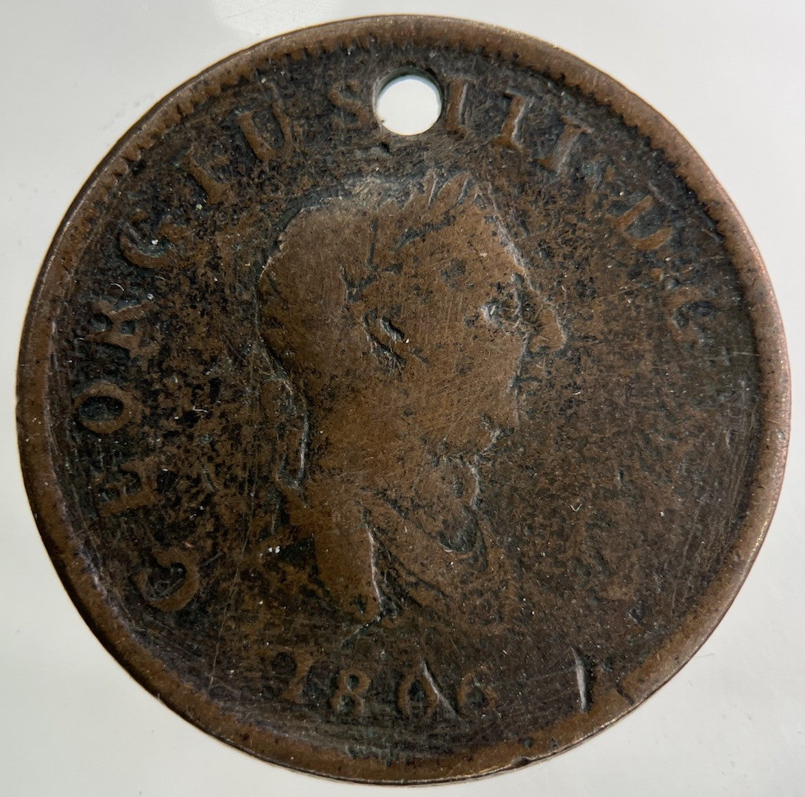 1806 George III 3rd Half - Penny Coin | Collectable Grade