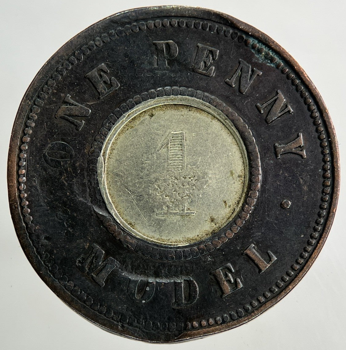 British Victoria One Penny Model Token Coin | Collectable Grade