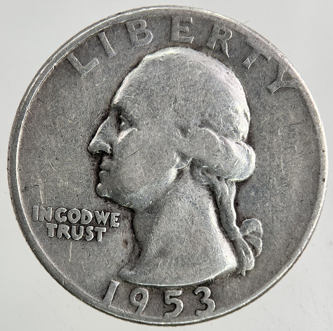 1953 - D US USA Quarter Dollar Silver Coin | Collectable Grade