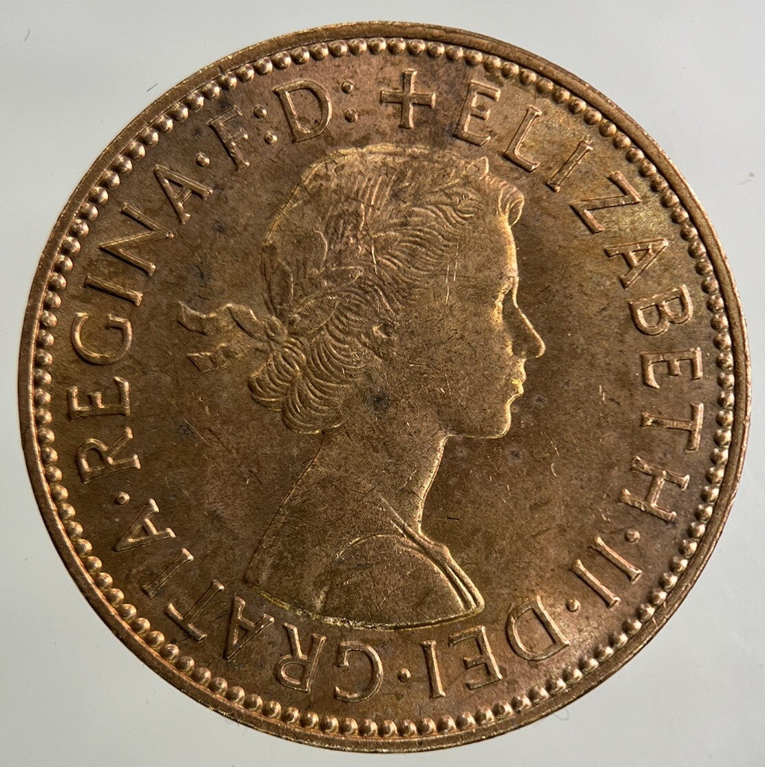 1966 Elizabeth II 2nd Half - Penny Coin | Very Fine Grade