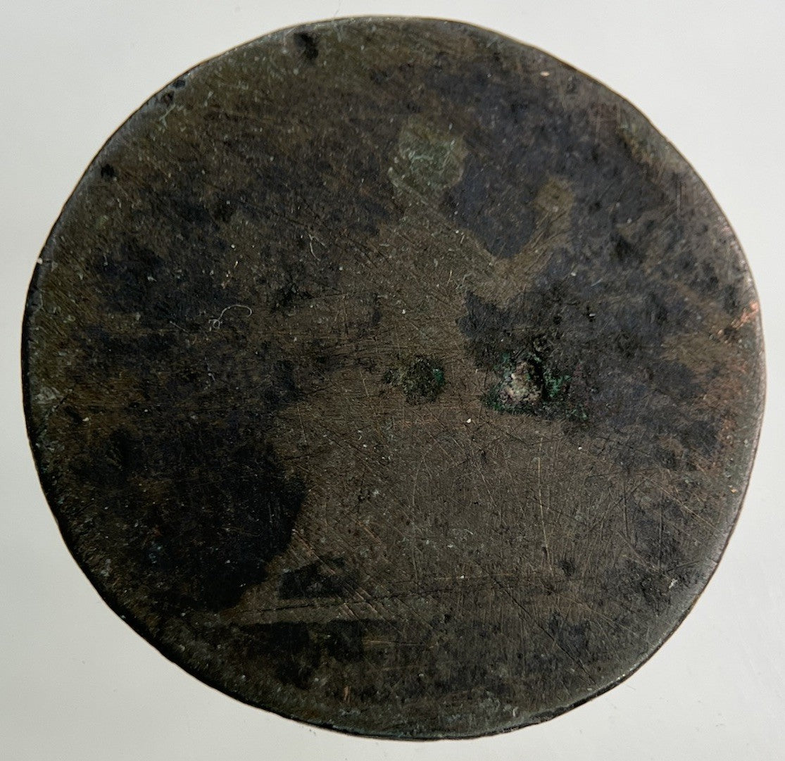British George II 2nd Farthing Coin | Worn Grade