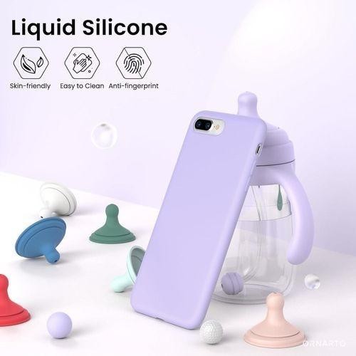 iPhone 7 / 8 Lavender Purple Bumper Silicone Shockproof Protective Case