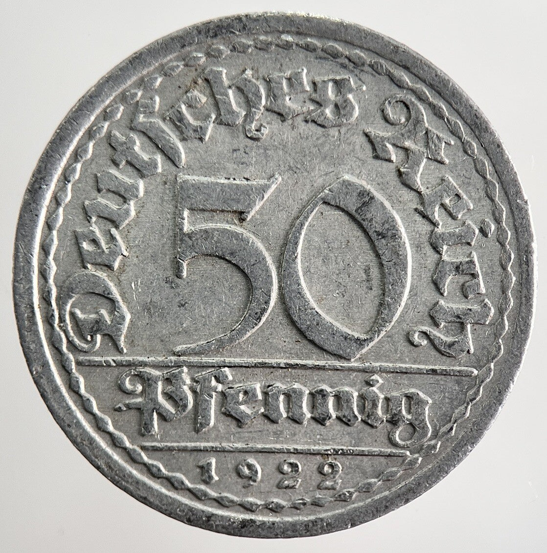1922 - A Germany 50 Pfennig Coin | Collectable Grade