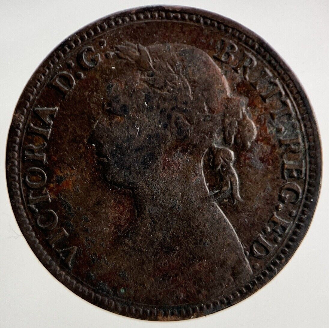 1874 - H Victoria Farthing Coin | Collectable Grade