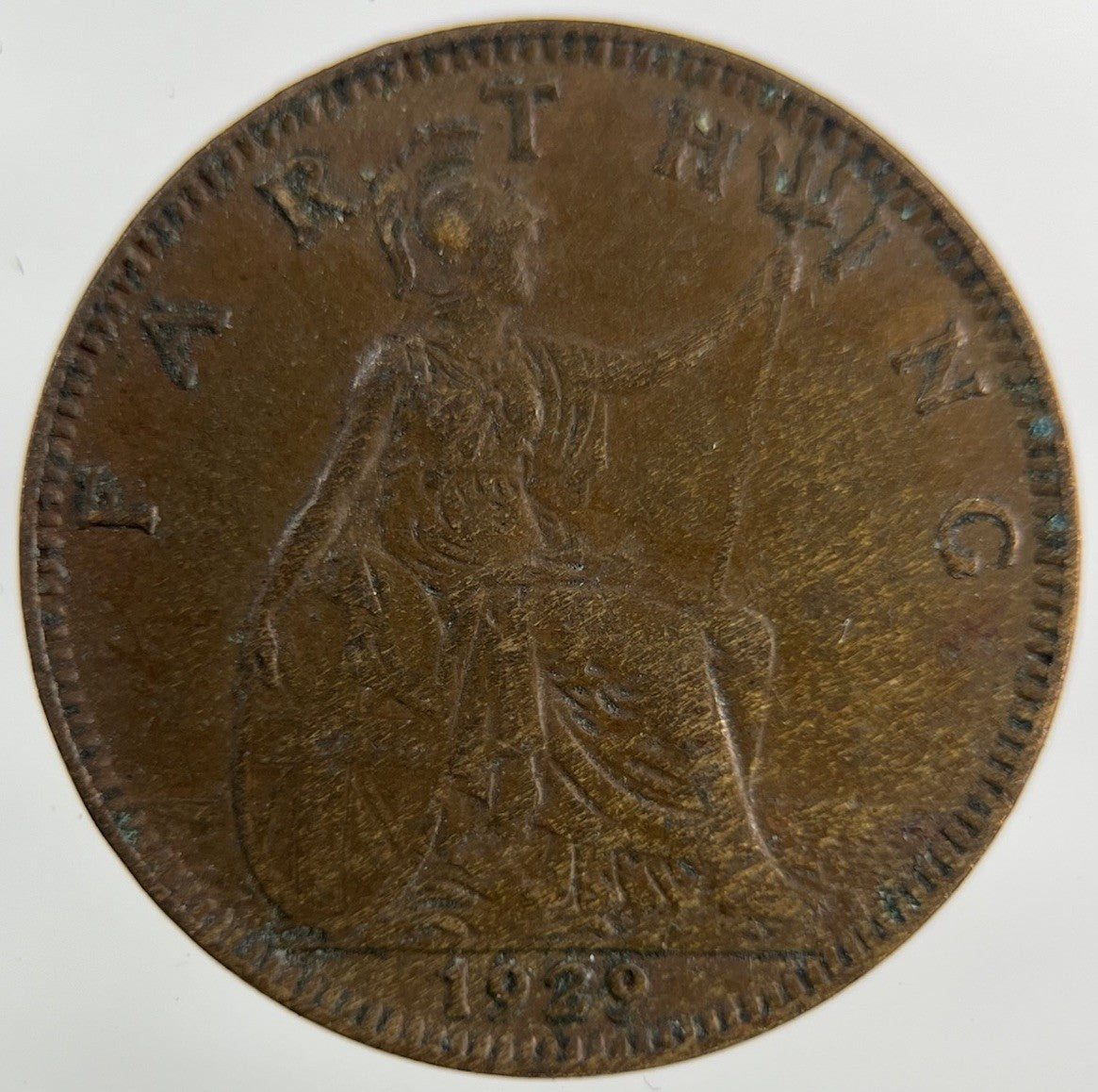 1929 George V Farthing Coin | Collectable Grade