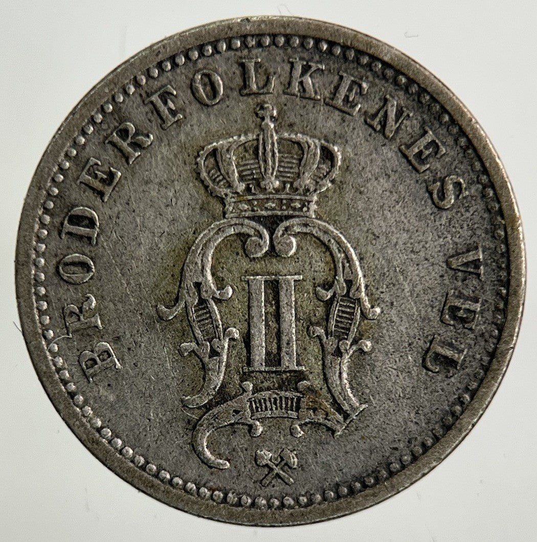 1899 Norway 10 Ore Silver Coin | Fine Collectable Grade