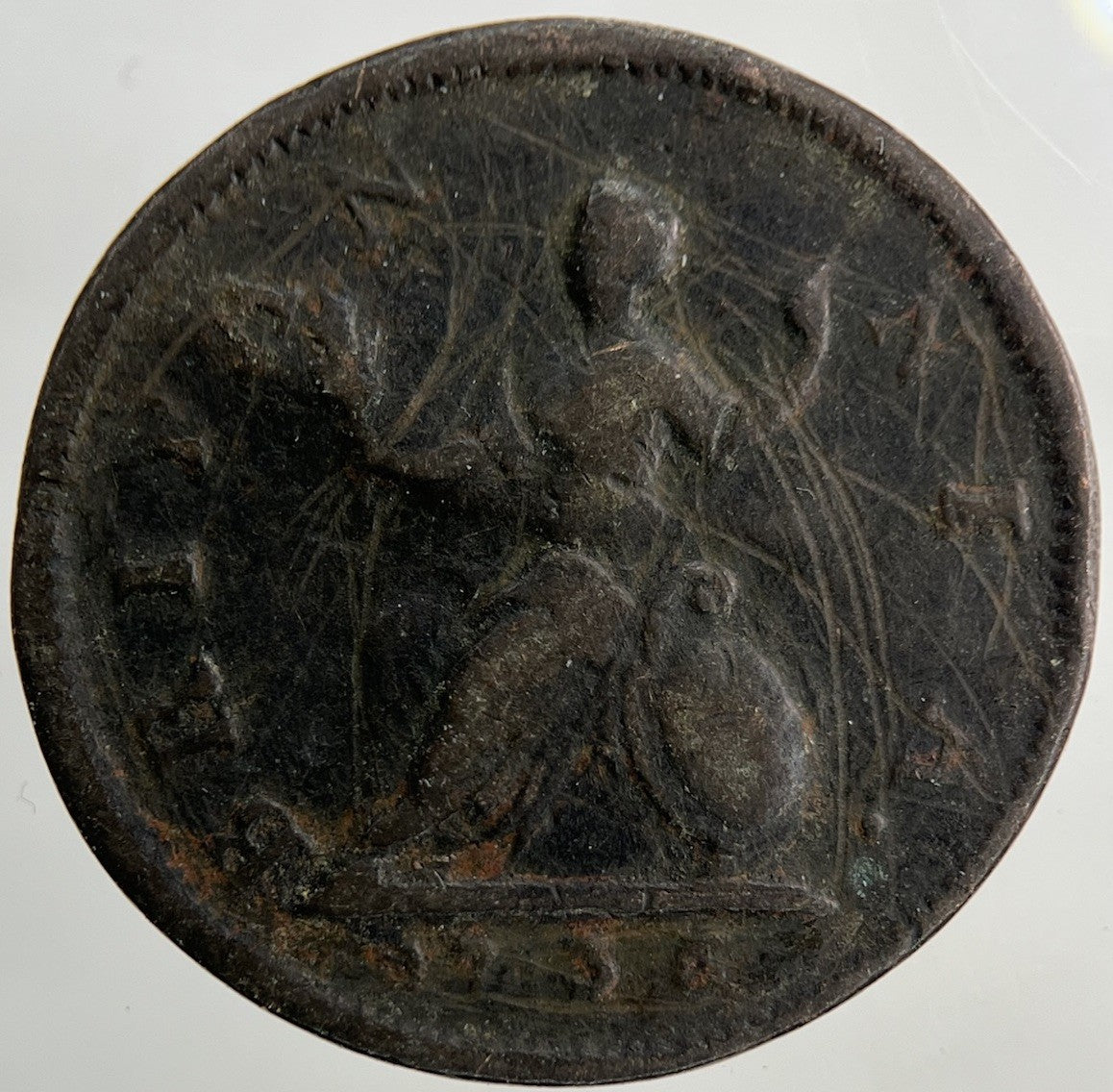 1736 George II 2nd Farthing Coin | Collectable Grade