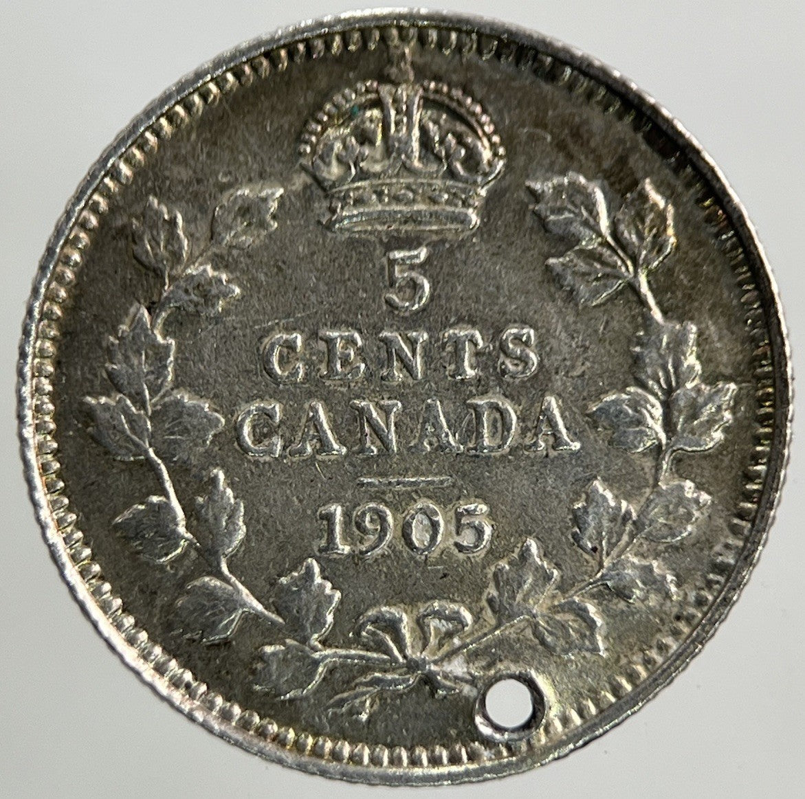 1905 Canada 5 Cents Silver Coin | Very High Grade