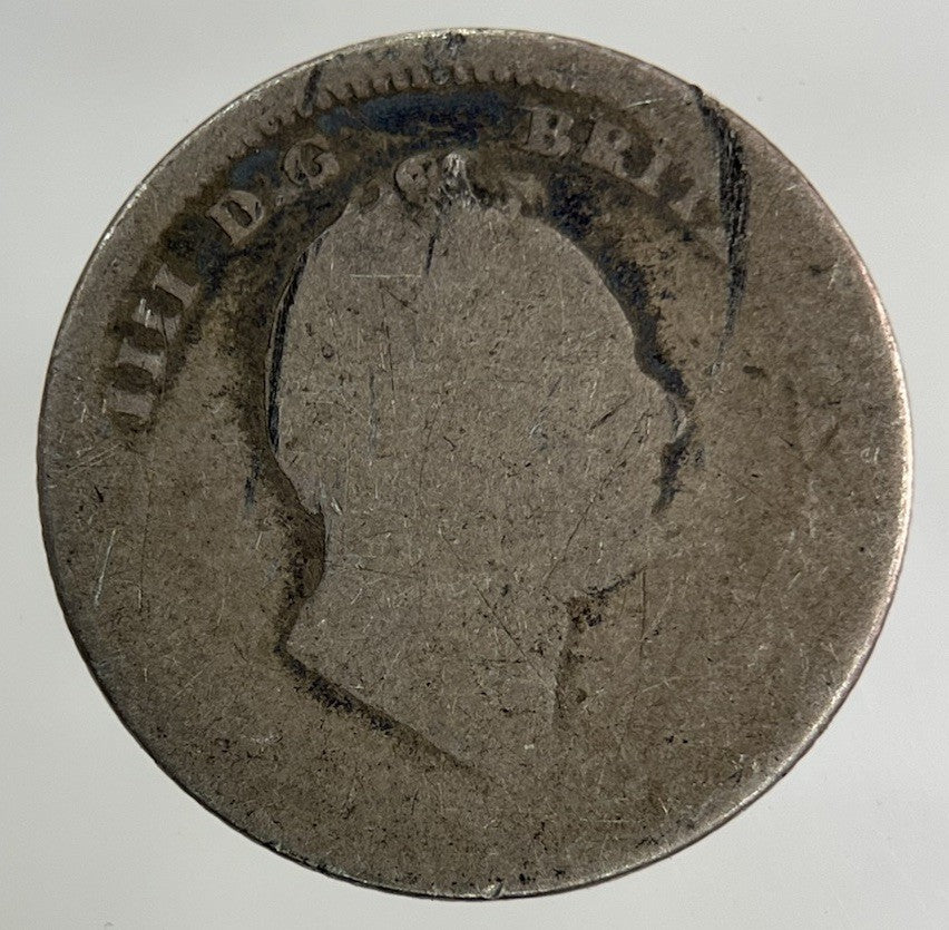 1837 William IV Groat Four - Pence Silver Coin | Fair Grade