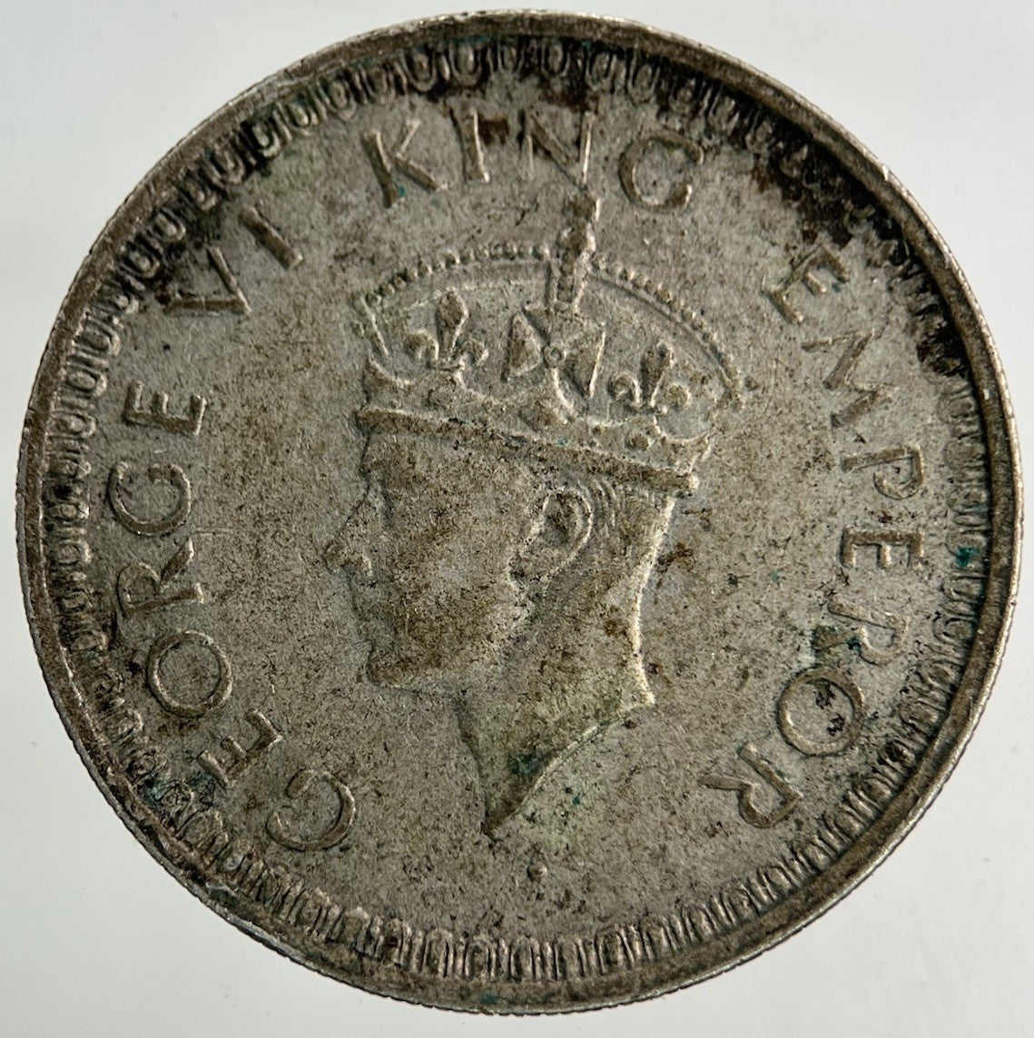 1945 India Half Rupee Silver Coin | Fine Collectable Grade