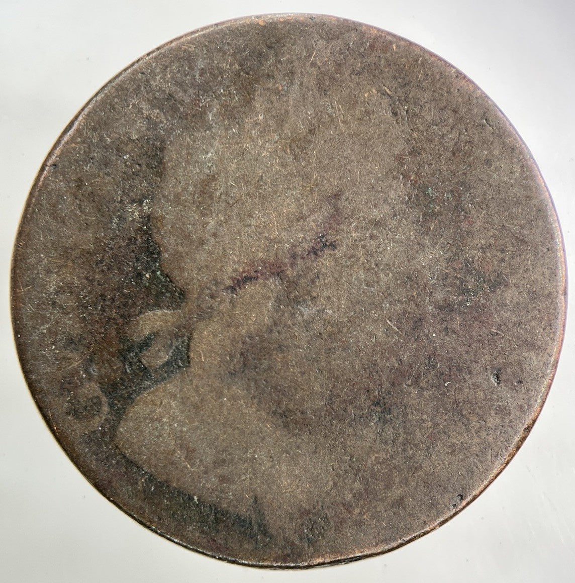 British William III 3rd Half - Penny Coin | Worn Grade