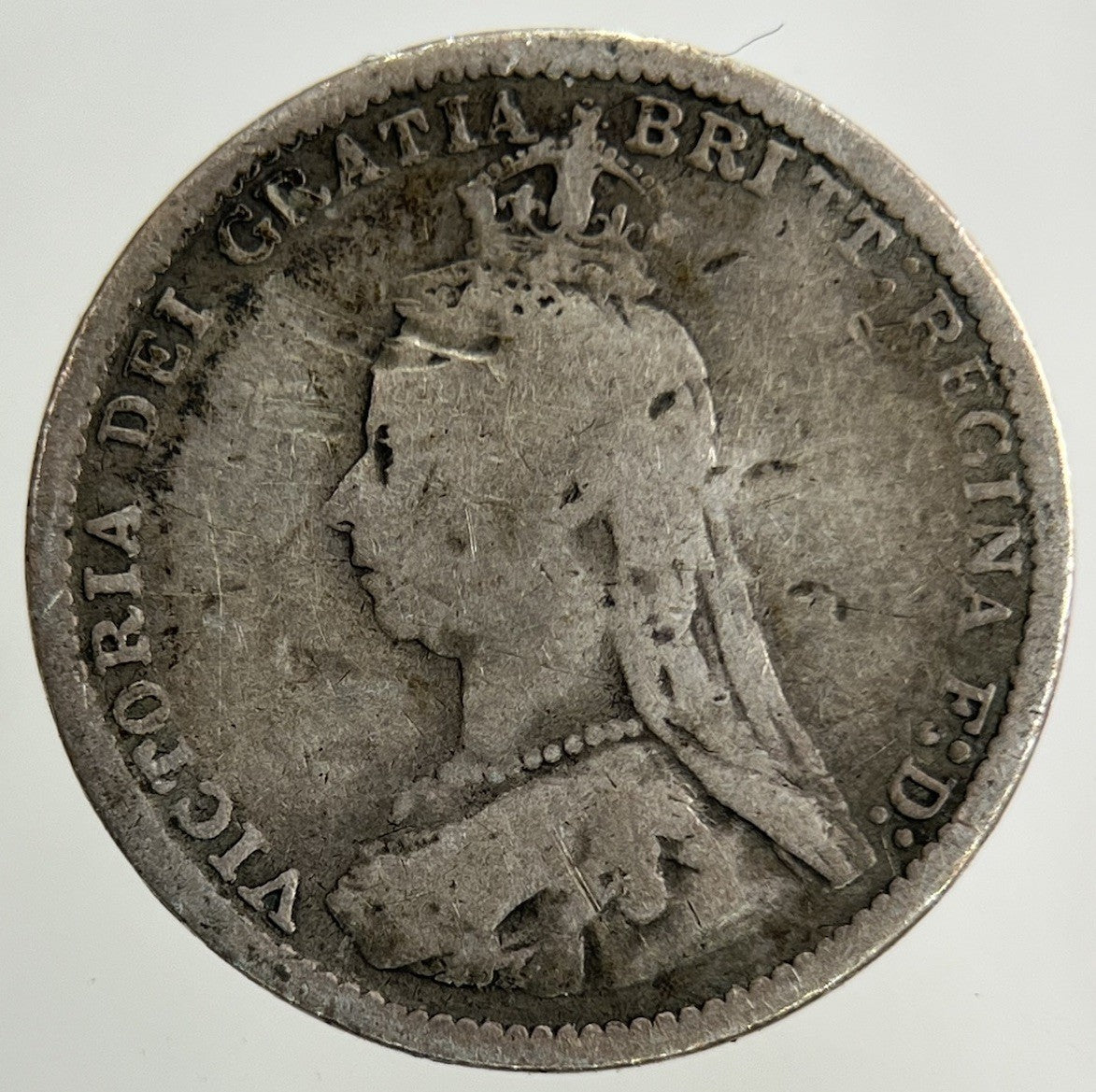 1887 Victoria Threepence Silver Coin | Collectable Grade