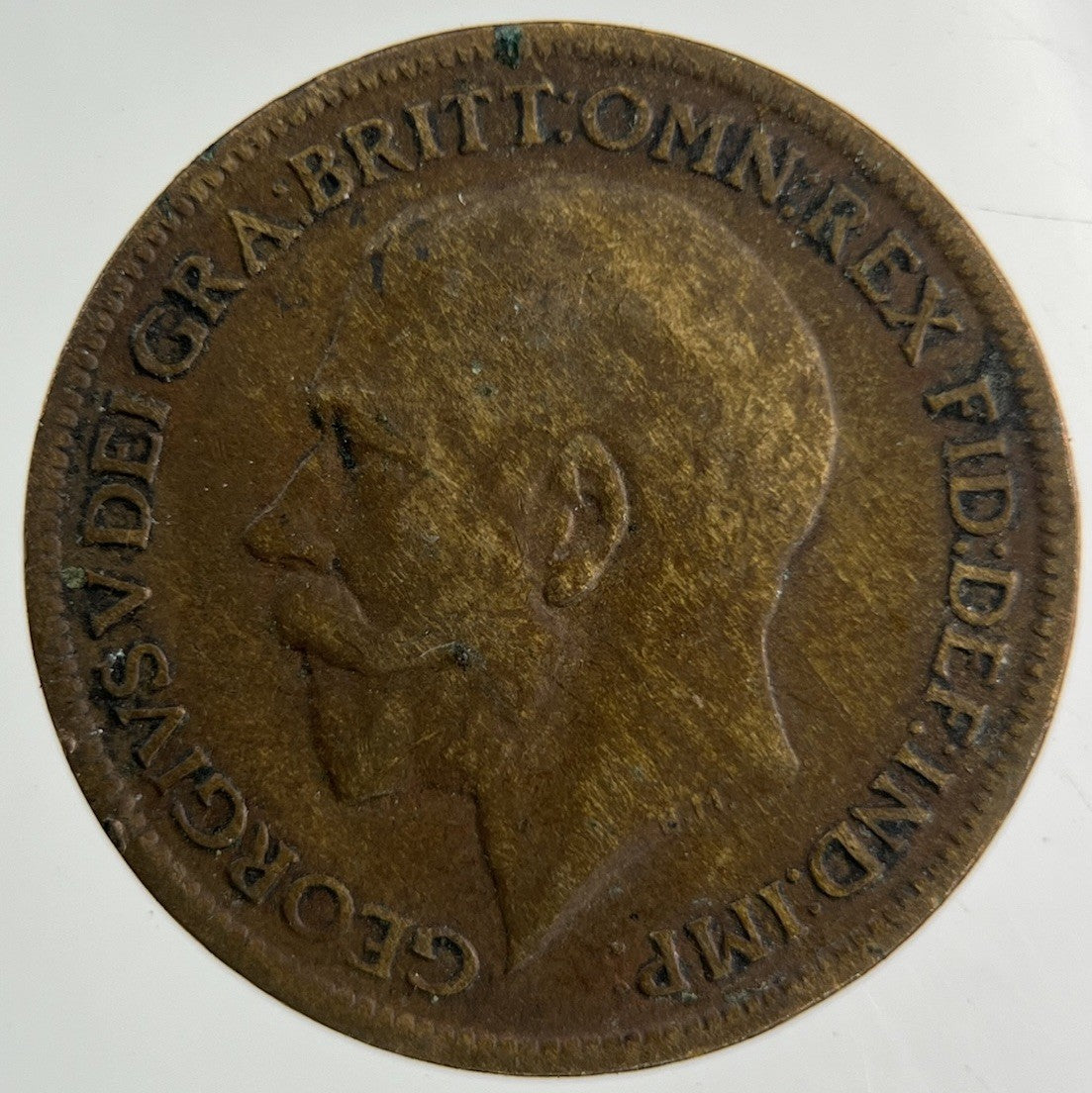 1919 George V Farthing Coin | Collectable Grade