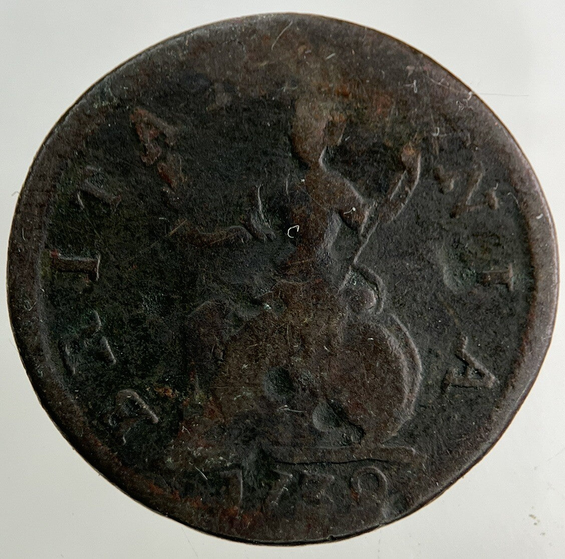 1739 George II 2nd Farthing Coin | Collectable Grade