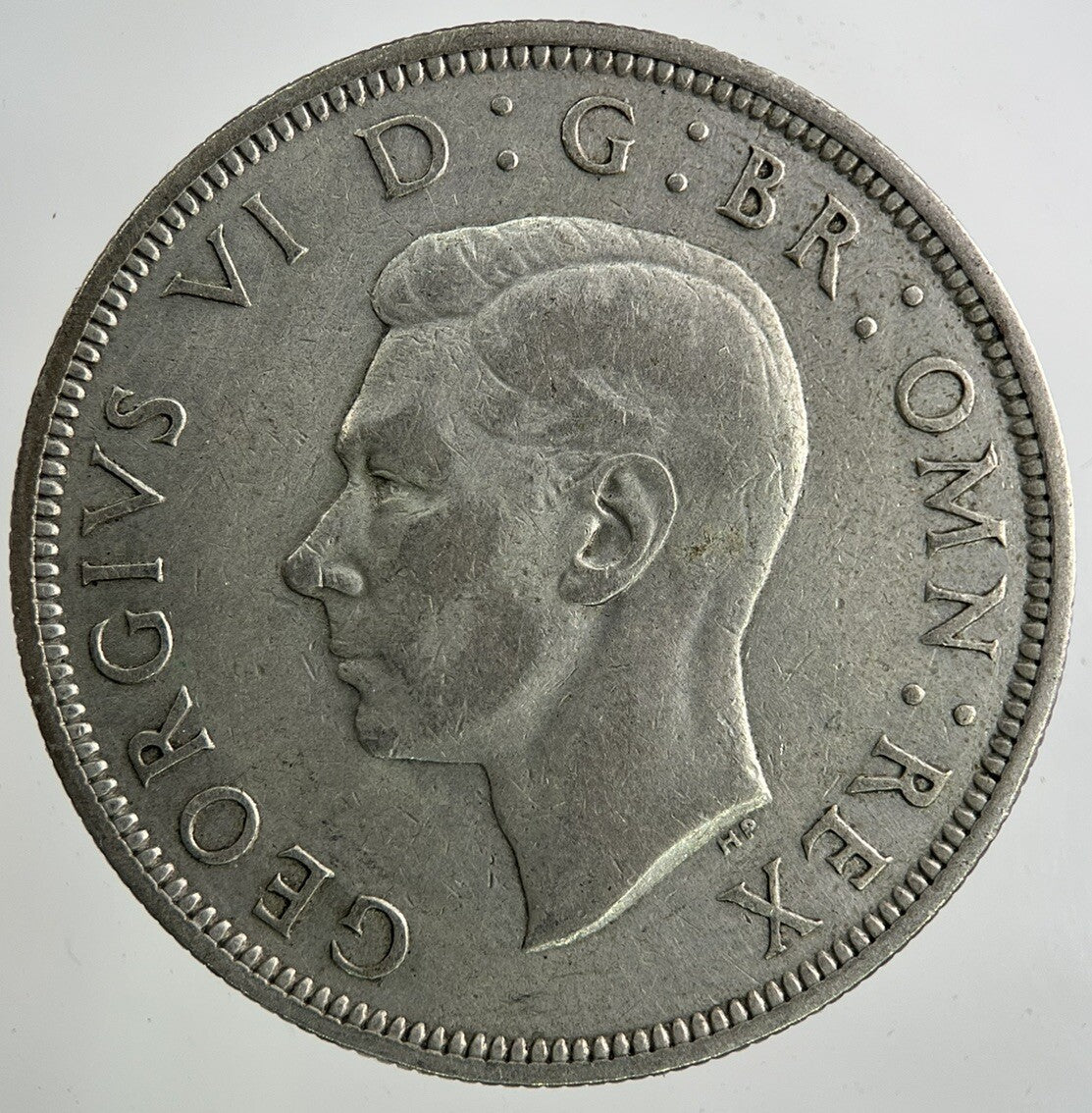 1939 George VI Half - Crown Silver Coin | Fine Collectable Grade