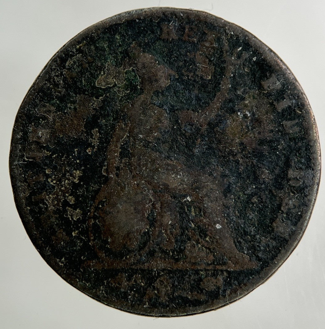 British William IV Farthing Coin | Fair Grade