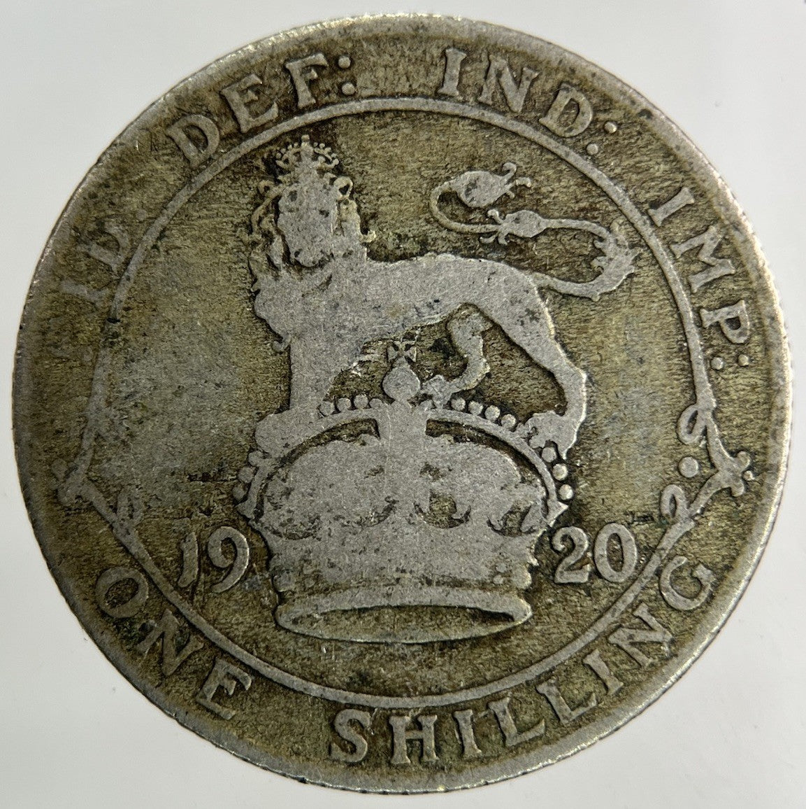 1920 George V Shilling Silver Coin | Collectable Grade