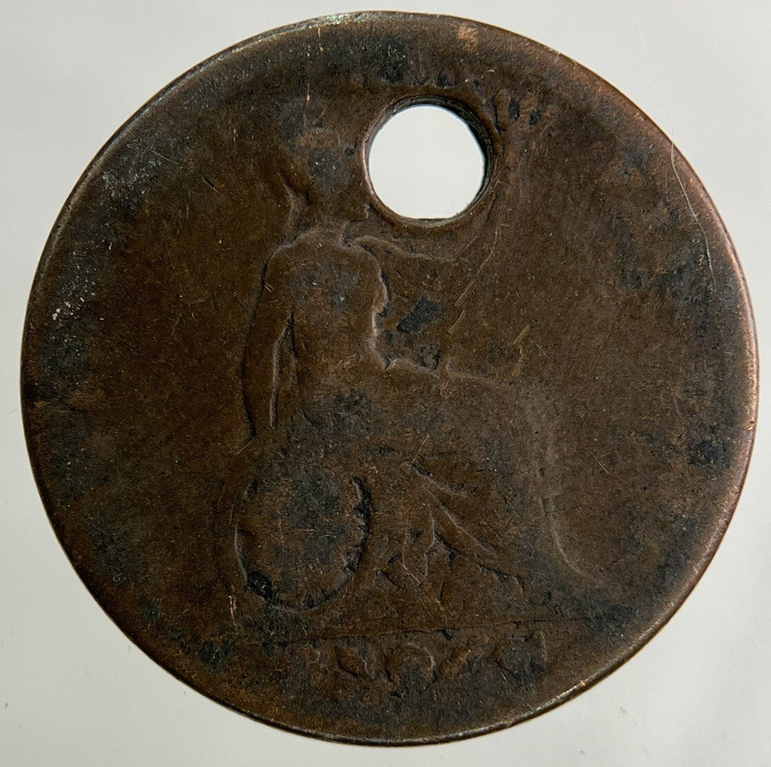 British William IV Farthing Coin | Fair Grade