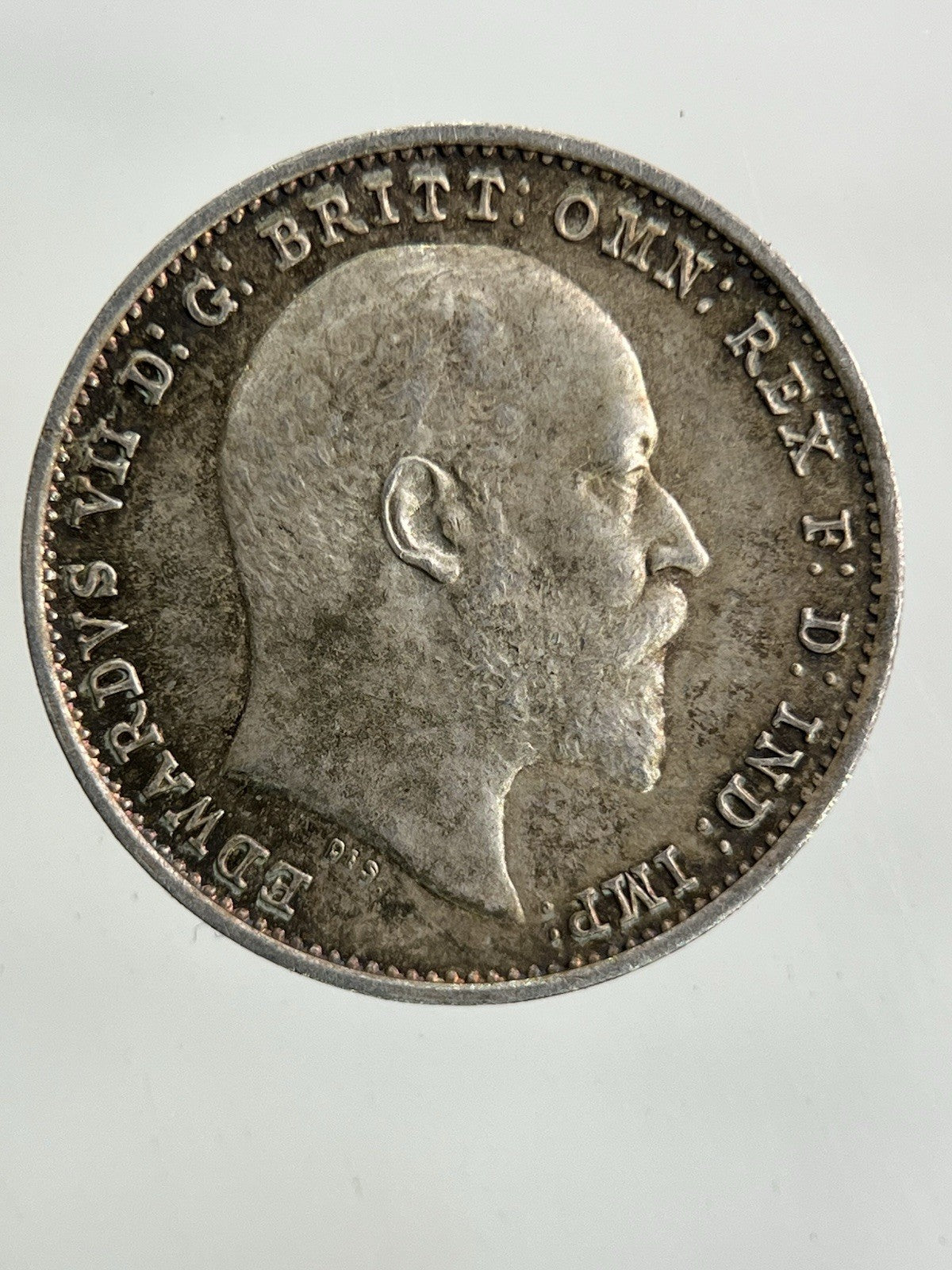 1906 Edward VII Maundy Threepence Silver Coin | Very High Grade