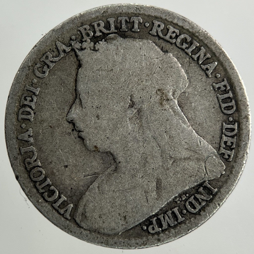 1894 Victoria Threepence Silver Coin | Collectable Grade