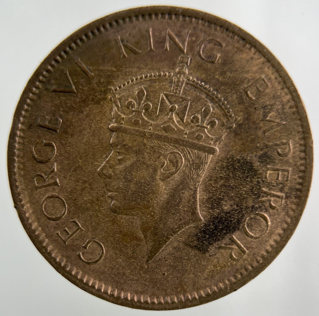 1940 India Quarter 1/4 Anna Coin | Fine Collectable Grade