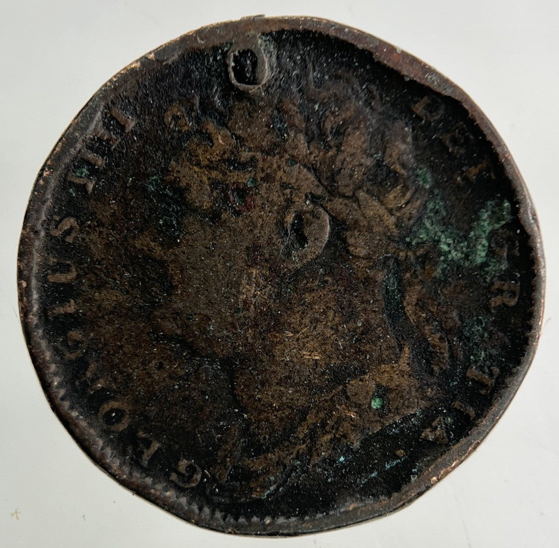 British George IV Farthing Coin | Fair Grade