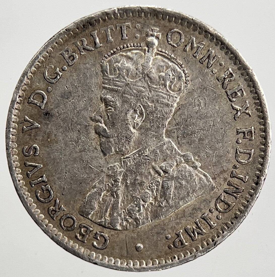 1918 - M Australia Threepence Silver Coin | Very High Grade